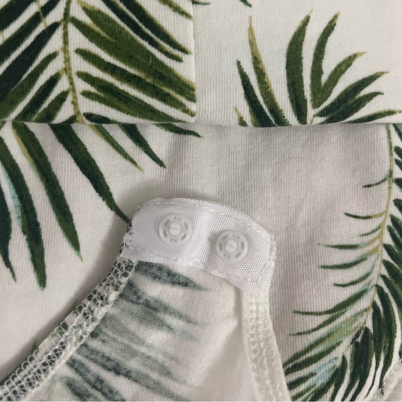 H&M Palm Leaves Patterned Bodysuit - Picture 6 of 9